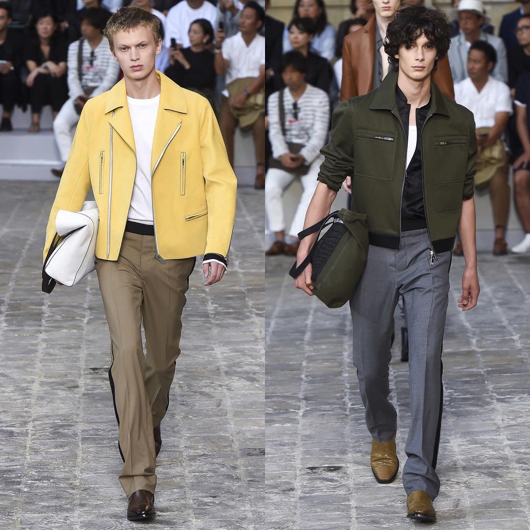 Jonas G (@jonasgloeer) and Anton J (@antonjaeger) for Berluti SS18. Styling by Marie-Amélie Sauvé. Thank you @h.a and @pg_dmcasting!