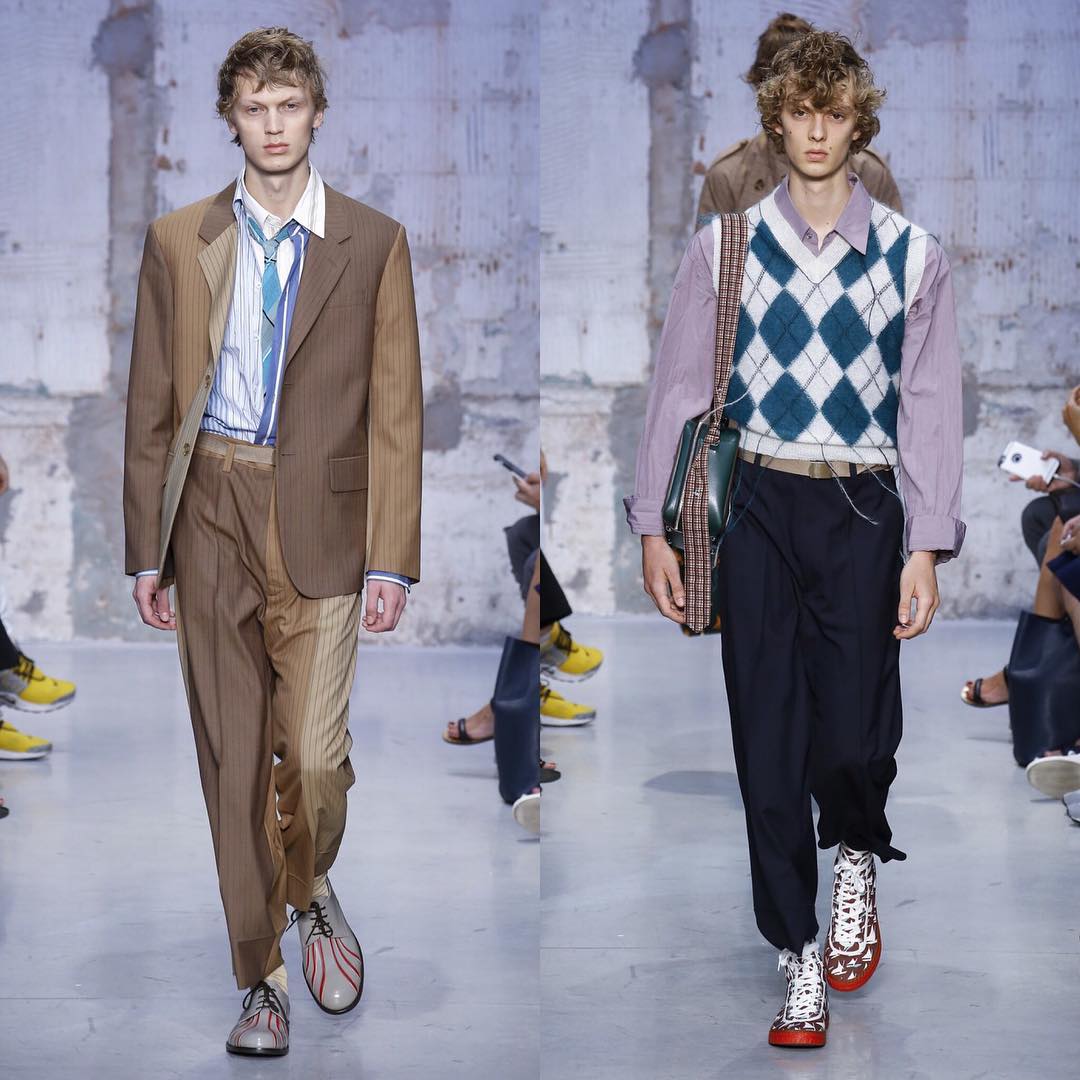 Jonas G (@jonasgloeer) and Leon D (@leondame) for Marni SS18. Styling by Michele Rafferty. Thank you @ahcasting!
