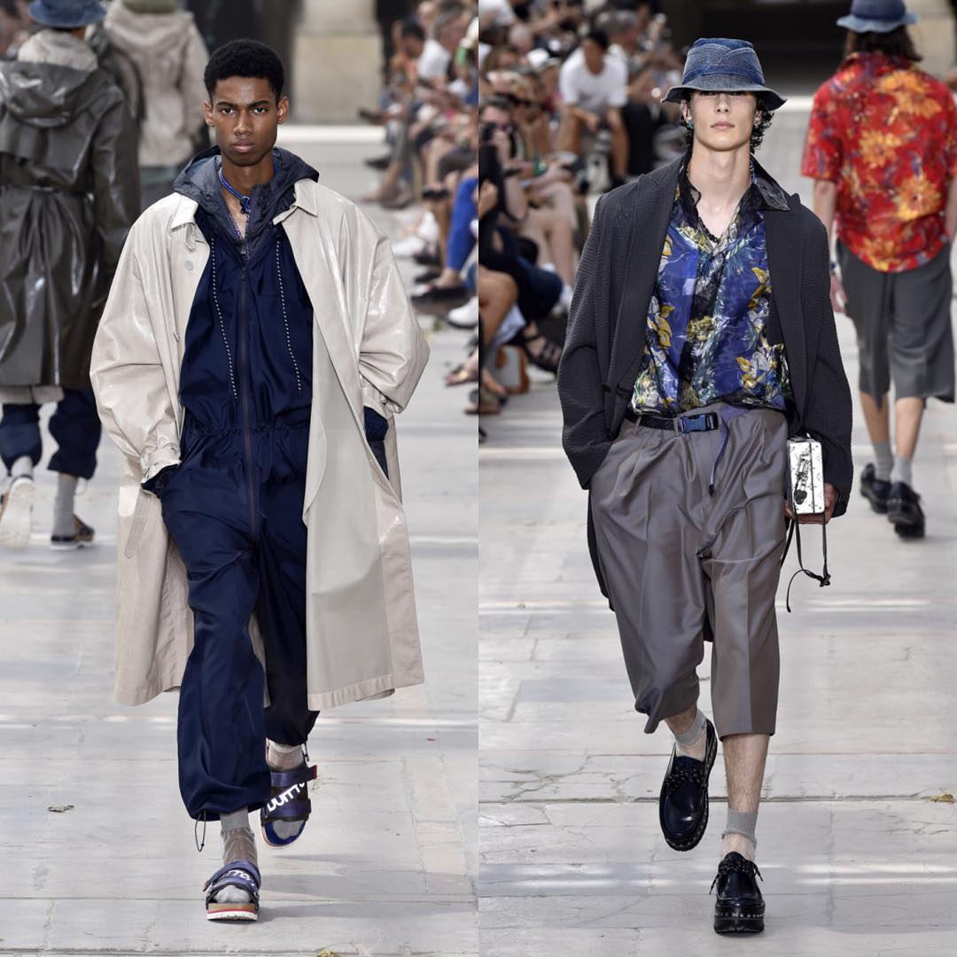 Keiron (@kcaynes) and Anton J (@antonjaeger) (closed) for Louis Vuitton SS18. Styling by Alister Mackie. Thank you @mrkimjones and @shelleydurkancasting!
