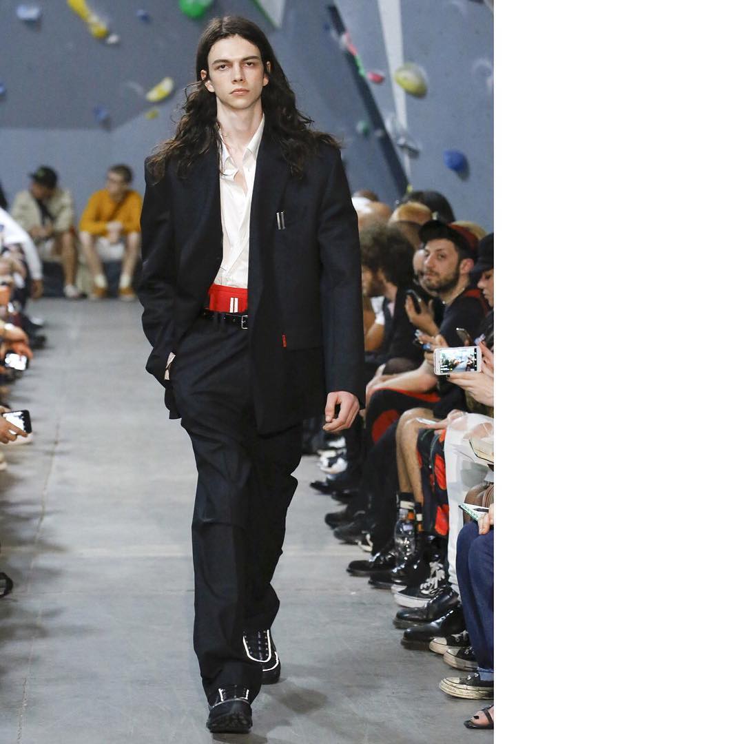 Kieran L (@monsieur_petit_) for Martine Rose SS18. Thank you @martine_rose and @tamararothstein1!