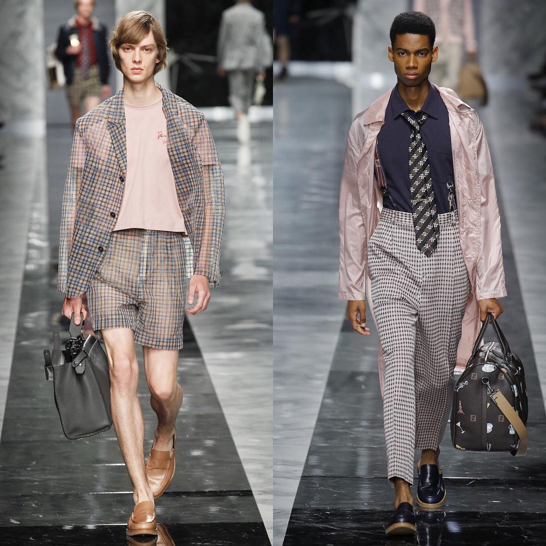 Leon D (@leondame) and Keiron (@kcaynes) for Fendi SS18. Styling by Julian Ganio. Thank you @pg_dmcasting @samuel_ellis and @arthurmejean!