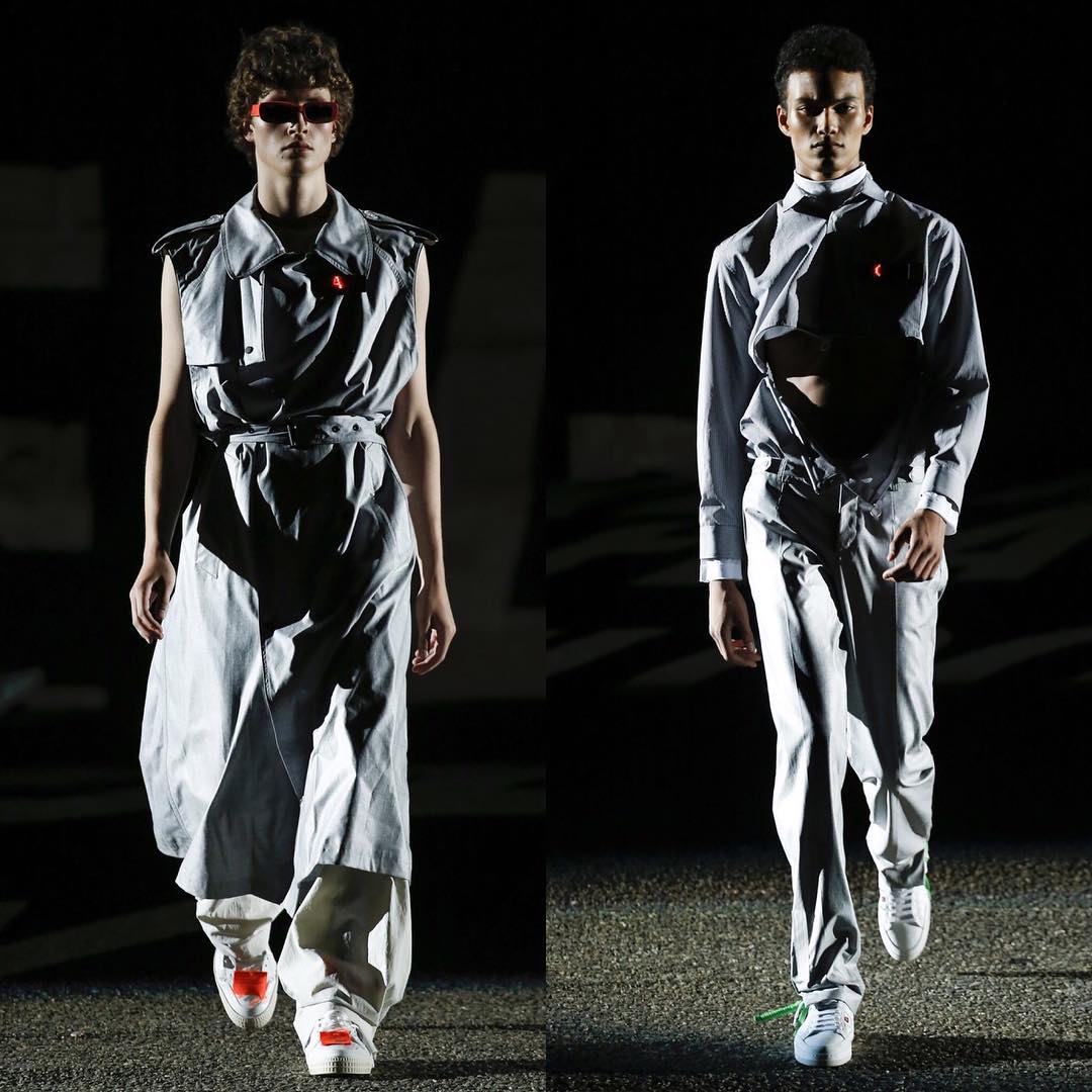 Moritz A (@mo.torsport) and Joel L (@jojo_dragneel) for Off-White SS18. Styling by Stevie Dance. Thank you @virgilabloh and @amcasting!