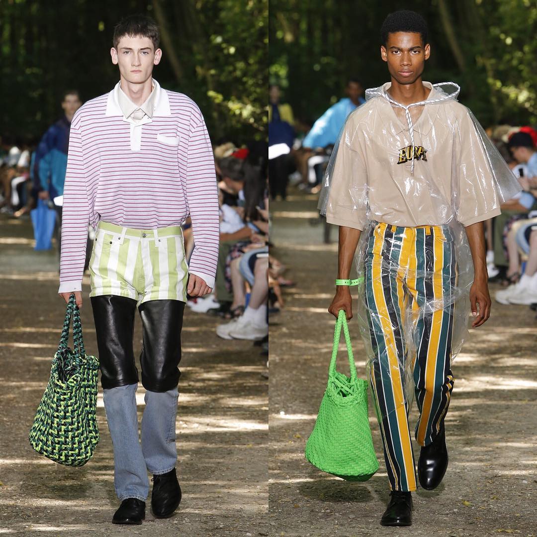 Nathaniel (@scatty_nat_) and Keiron (@kcaynes) for Balenciaga SS18. Styling by Lotta Volkova, hair by Gary Gill and make-up by Inge Grognard.