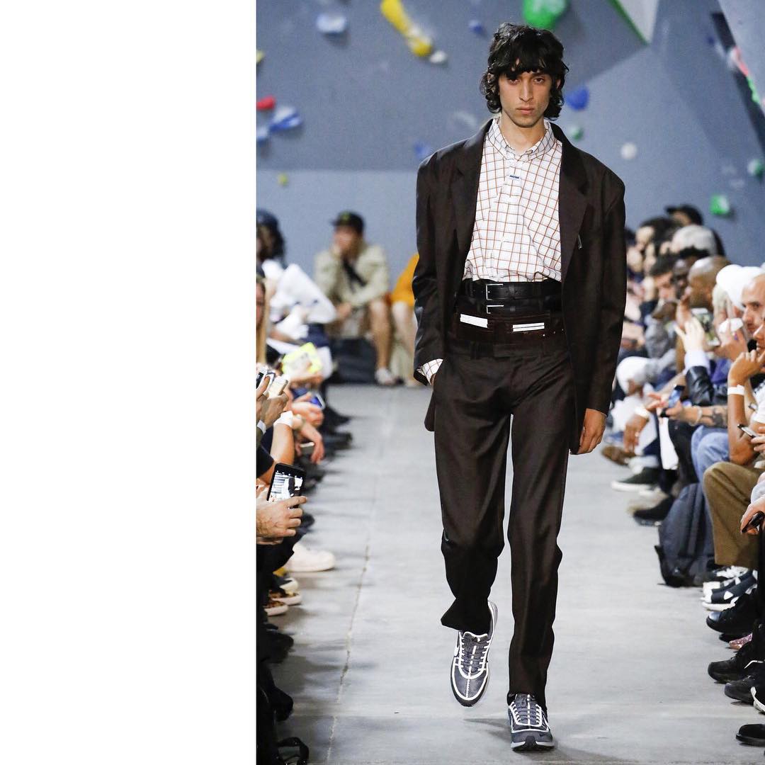 Raad (@raadstergram) closes Martine Rose SS18. Thank you @martine_rose and @tamararothstein1!