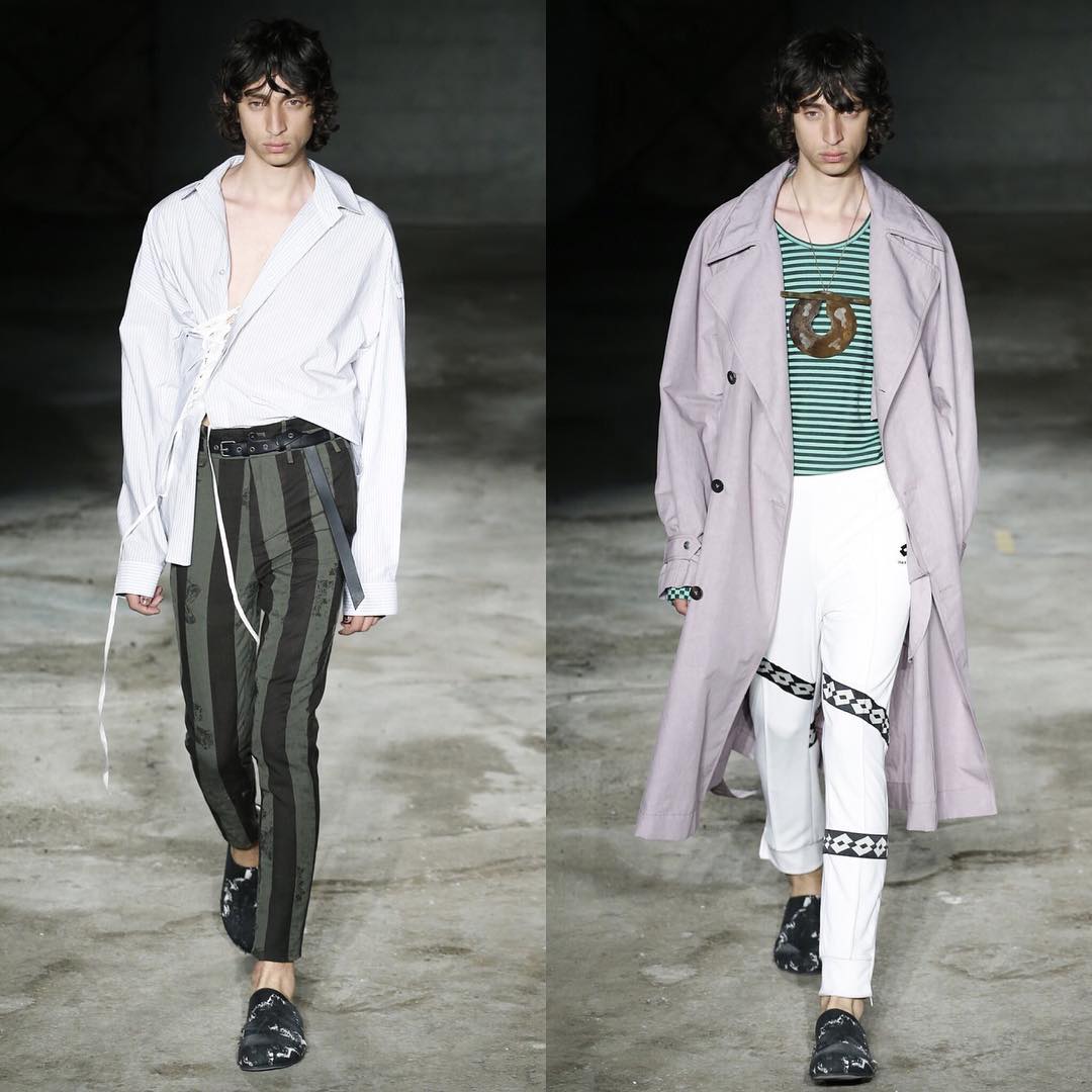 Raad (@raadstergram) opens Damir Doma SS18. Thank you @fotine_paura!