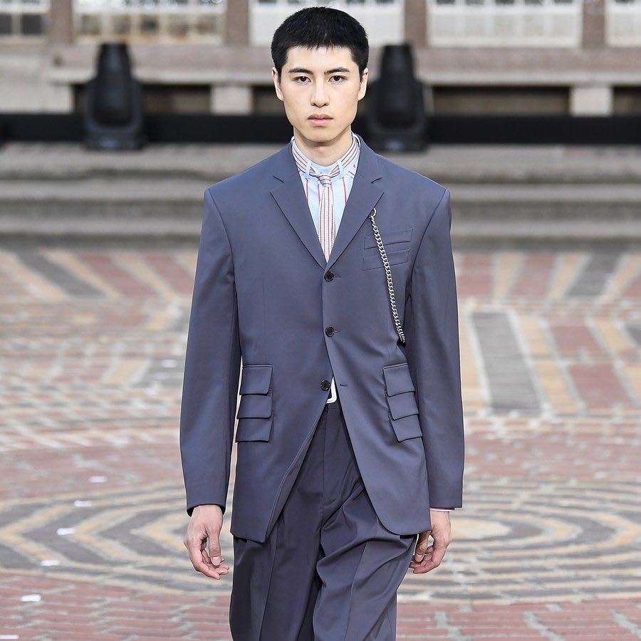 Son (@vanitymr) for Kenzo SS18. Styling by Max Pearmain. Thank you @humbertotoo @noahtshelley and @nachumshonn!