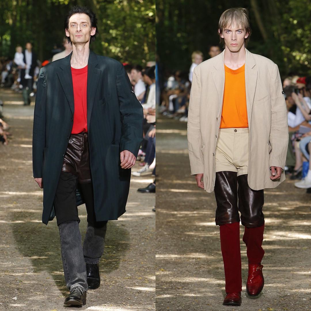 Steve (@steve.morell) and Joe S for Balenciaga SS18. Styling by Lotta Volkova, hair by Gary Gill and make-up by Inge Grognard.