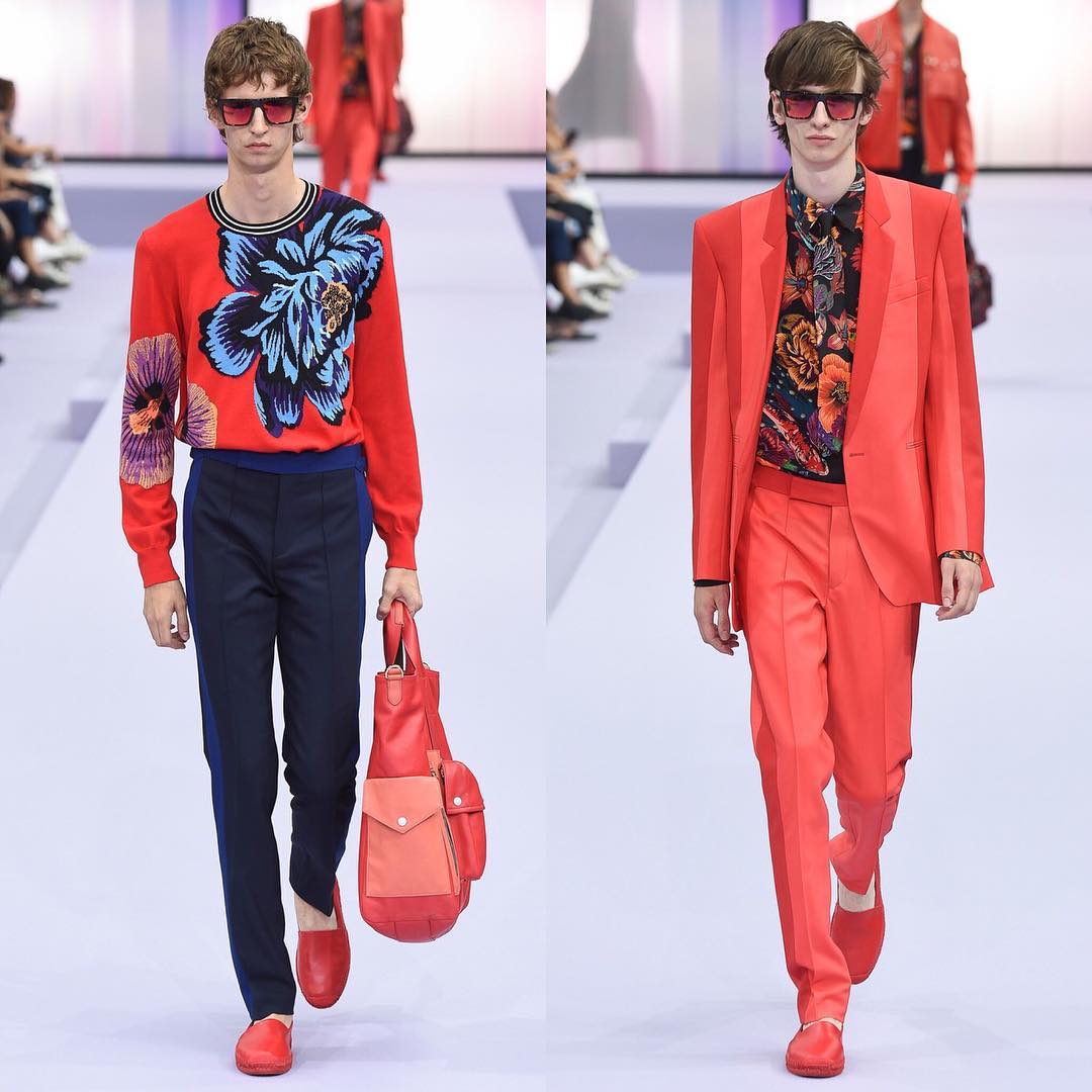 Tom A (@tomattonmoore) and Benno (@bennobulang) for Paul Smith SS18. Styling by Mattias Karlsson. Thank you @paulsmith and @barbaranicolicasting!