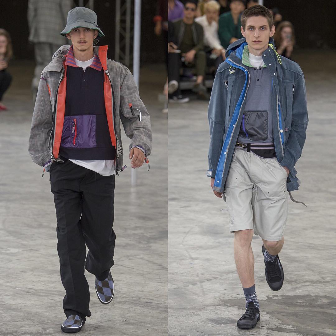 Victor V and Adrian ( for Lanvin SS18. Styling by Sarah M Richardson. Thank you @arqa_cast!