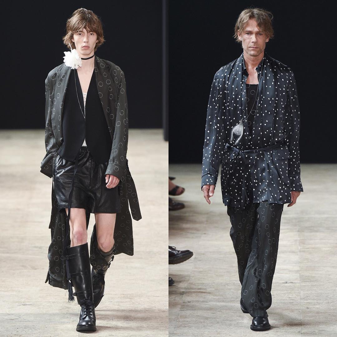 Wim (@yungwimli) and Ingo (@ingosli) for Ann Demeulemeester SS18. Styling by Robbie Spencer. Thank you @sebastien__meunier and @svea_g!