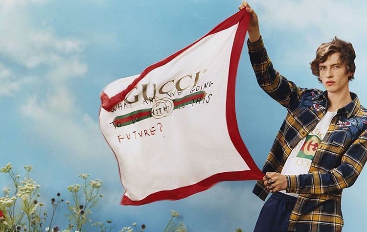 Benno (@bennobulang) photographed by Coco Capitán for her collaboration with Gucci.