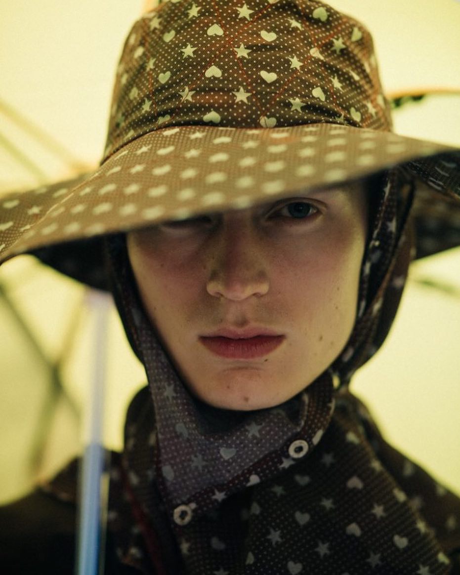 Jonas G (@jonasgloeer) before last week's Raf Simons SS18 show.
