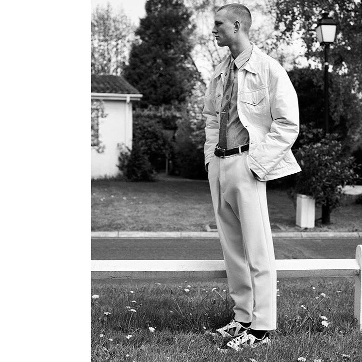 Philipp R (@phil.roziez) for the second issue of Print. Photography by Karim Sadli and styling by Jonathan Kaye. Hair by Damien Boissinot and make-up by Lauren Parsons.