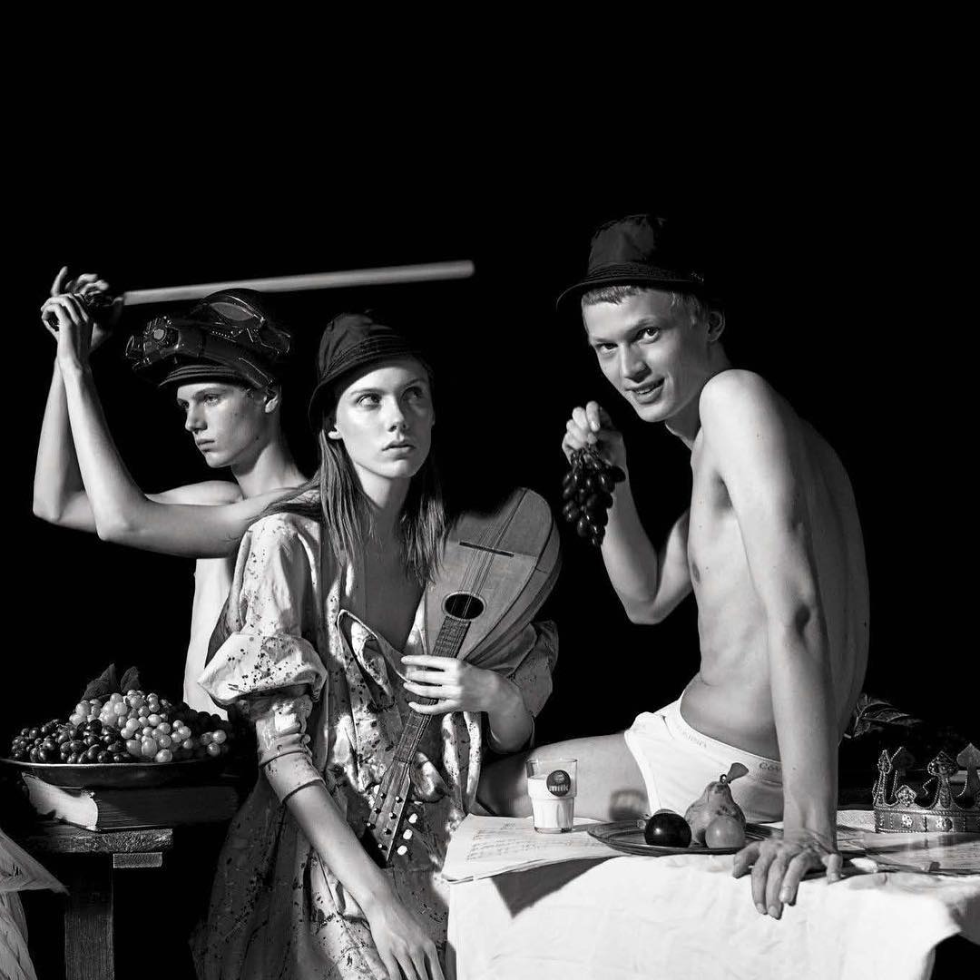 Jonas G (@jonasgloeer) for Vogue Italia. Photography by Willy Vanderperre and styling by Olivier Rizzo. Hair by Tina Outen and make-up by Lynsey Alexander. Thank you @gb65, @pg_dmcasting and @samuel_ellis!