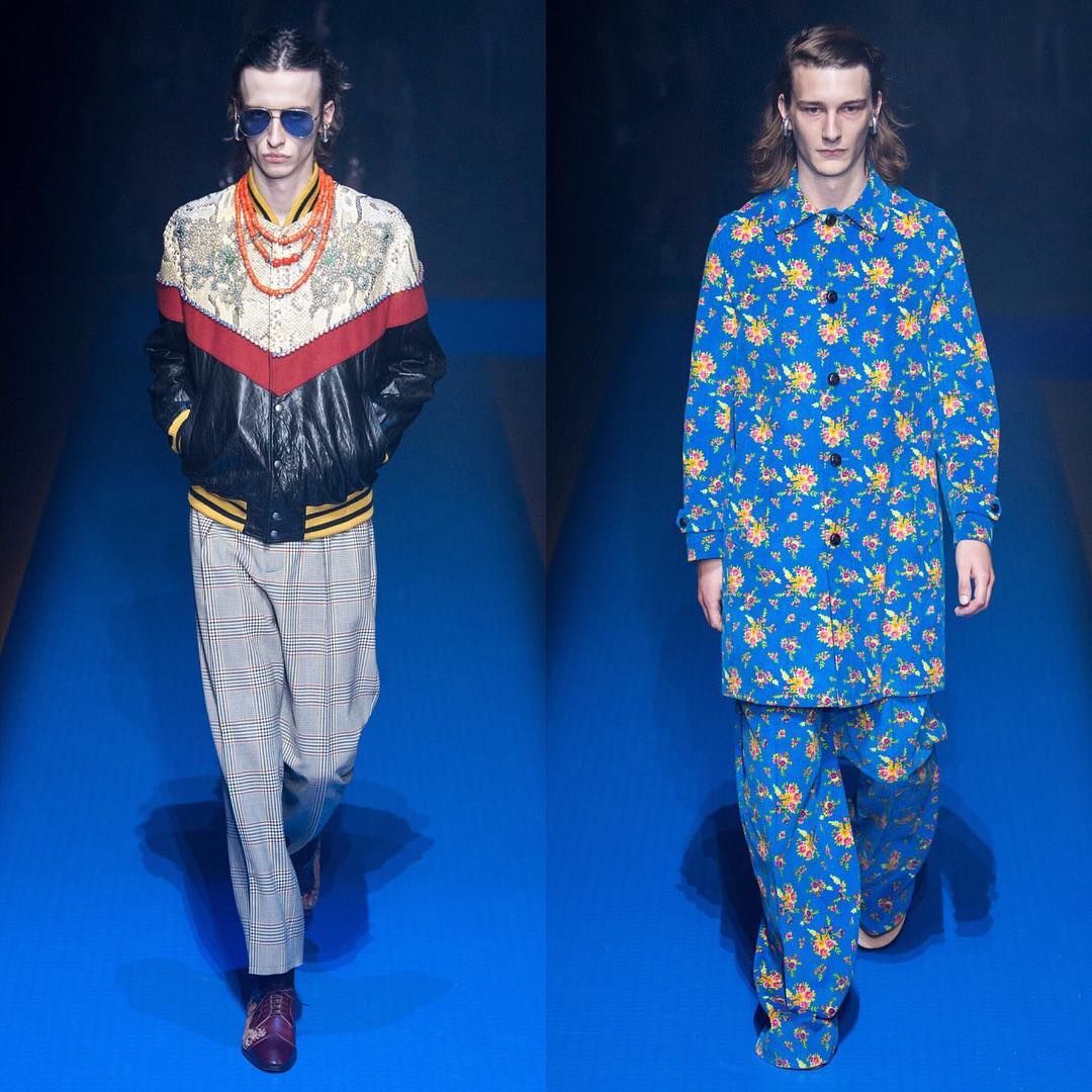 Benno (@bennobulang) and Dominik H (@domhahn) for Gucci SS18. Thank you @lallo25 and @barbaranicolicasting!