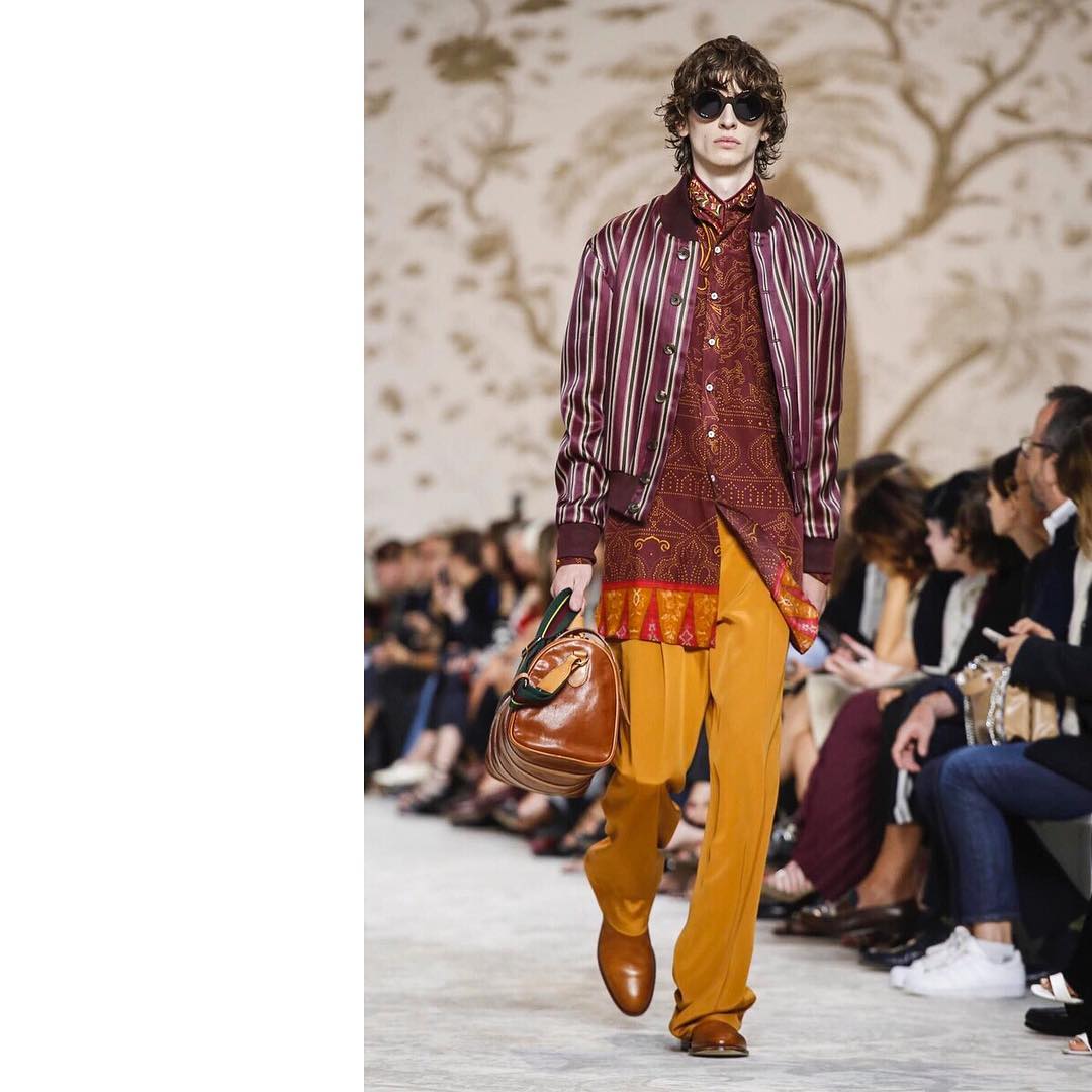 Benno (@bennobulang) for ETRO SS18. Styling by Anastasia Barbieri.