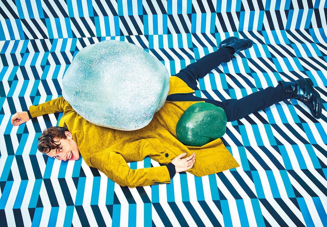 Benno (@bennobulang) for Purple Magazine. Photography by Maurizio Cattelan and Pierpaolo Ferrari and styling by Sheila Single. Hair by Franco Chessa and make-up by Katja Wilhelmus.