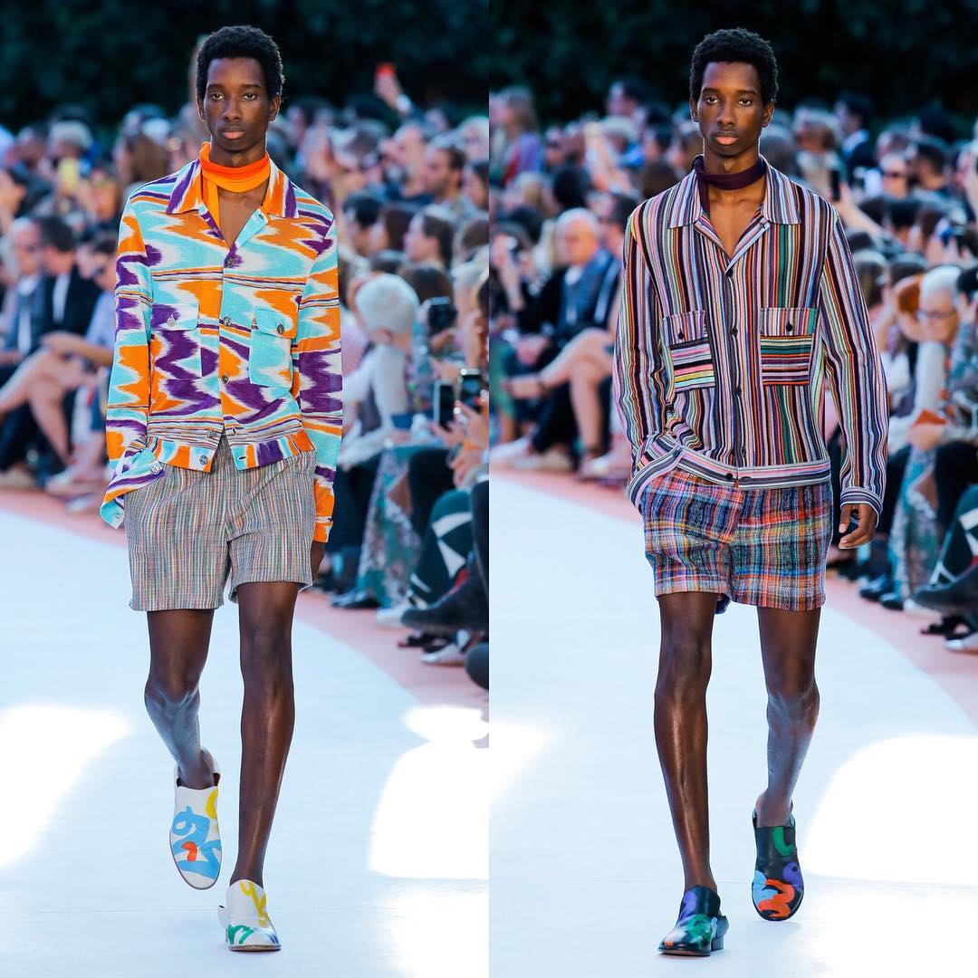 Benoit (@clubvacances) for Missoni SS18. Styling by Stephen Mann. Thank you @missbrunello and @pg_dmcasting!