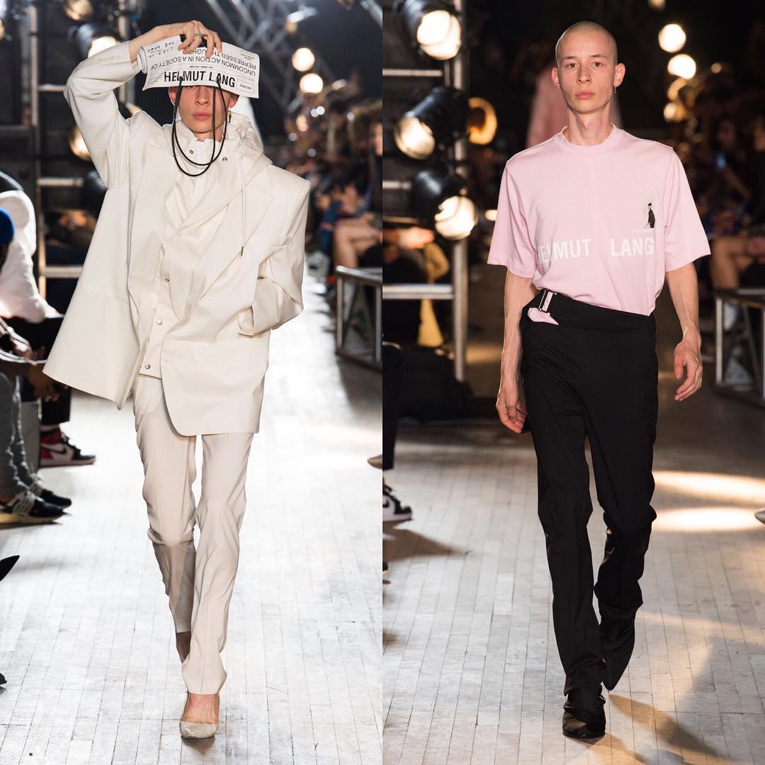 Gaby (@gabysahhar) for Helmut Lang SS18. Styling by Akeem Smith. Thank you @walterpearce, @pg_dmcasting and @samuel_ellis!