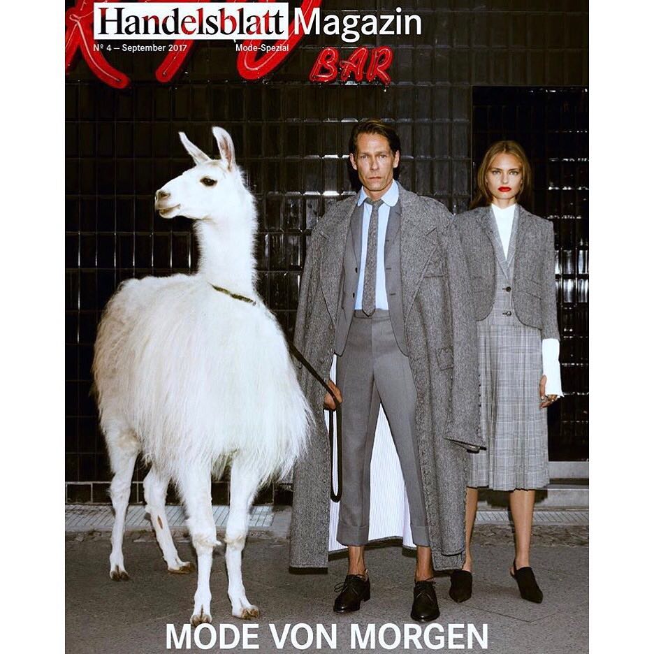 Ingo (@ingosli) fronts the cover of the September issue of Handelsblatt Magazin. Photography by Ralph Mecke and styling by Claudia Hofmann. Hair by Hauke Krause and make-up by Anne Timper. Art direction by Donald Schneider. Thank you @casting_juergenschabes!