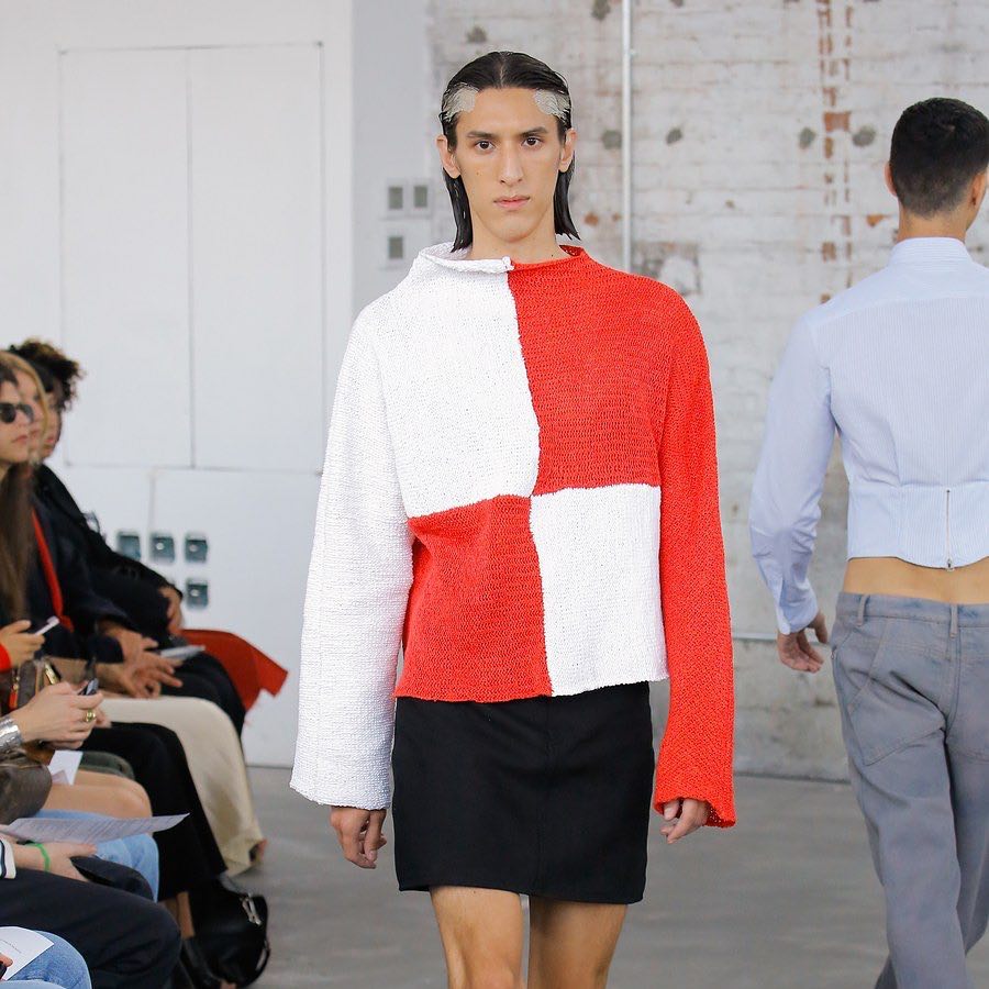 Nick F (@flicknohr) for Eckhaus Latta SS18. Thank you @ray.chandler!