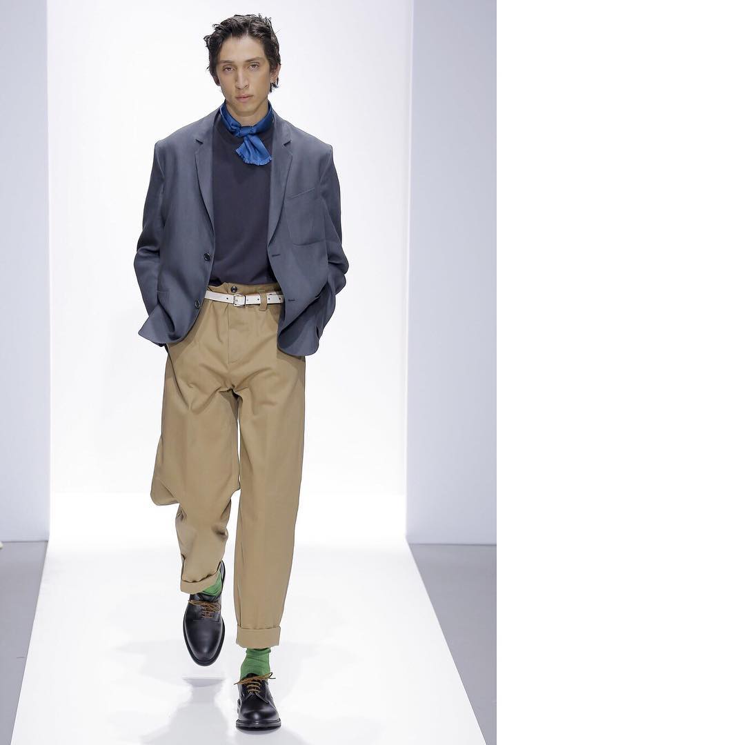 Raad (@raadstergram) for Margaret Howell SS18. Styling by Beat Bolliger. Thank you @angusctmunro and @lizgoldson!