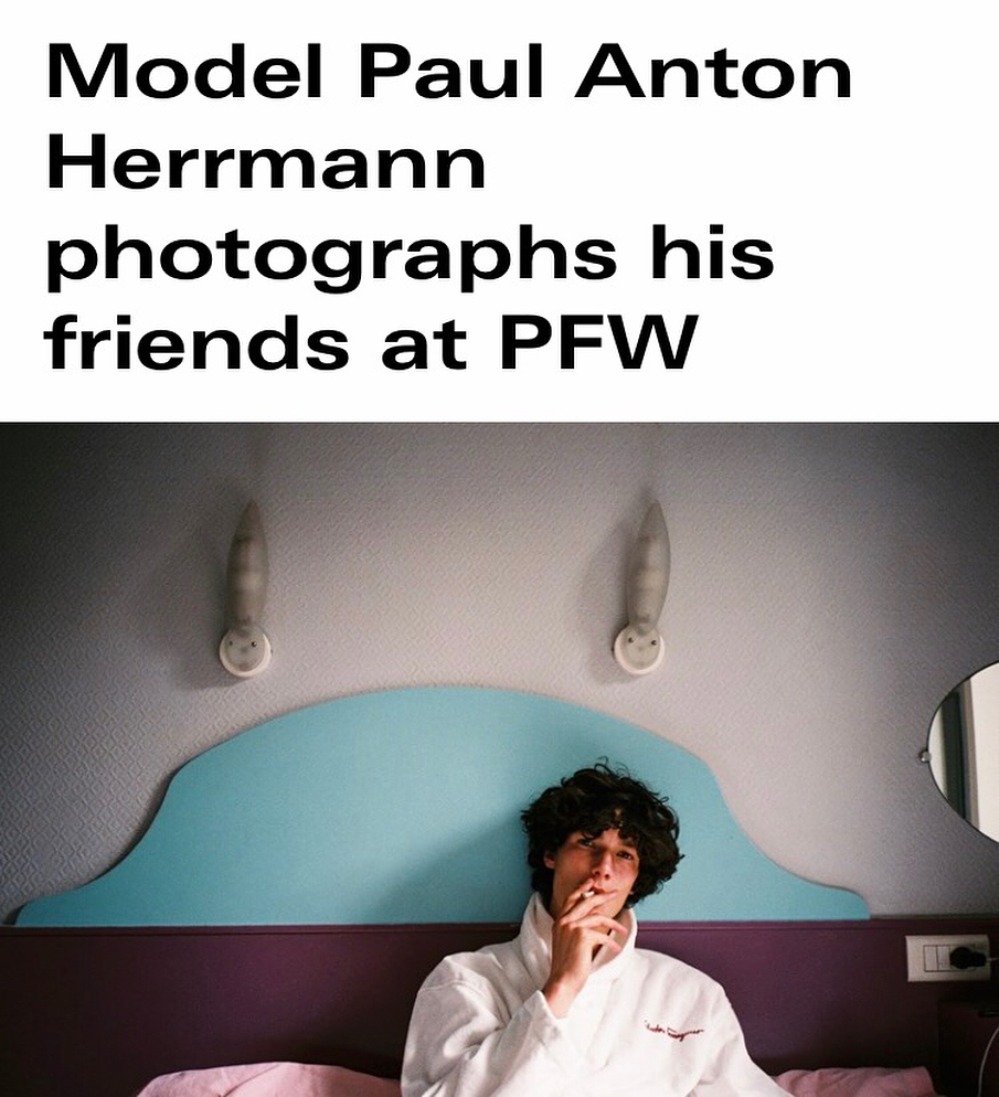 @paulherrmnn captured his model friends in between shows this summer in Paris for @dazed. Check the link in bio to watch his film 'Yellow Days'. Thank you @emmaedavidson!