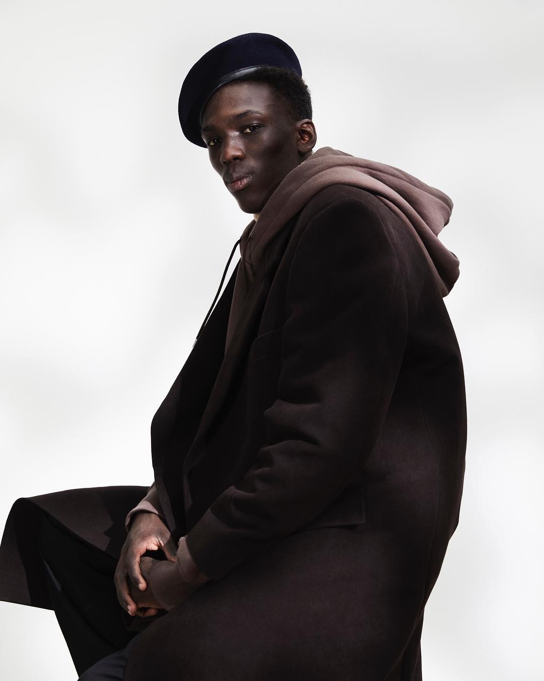 Amadou (@ama_wane) for The Greatest Magazine. Photography by Roman Goebel and styling by Ingo Nahrwold. Hair by Nori Takabayashi and make-up by Khela.
