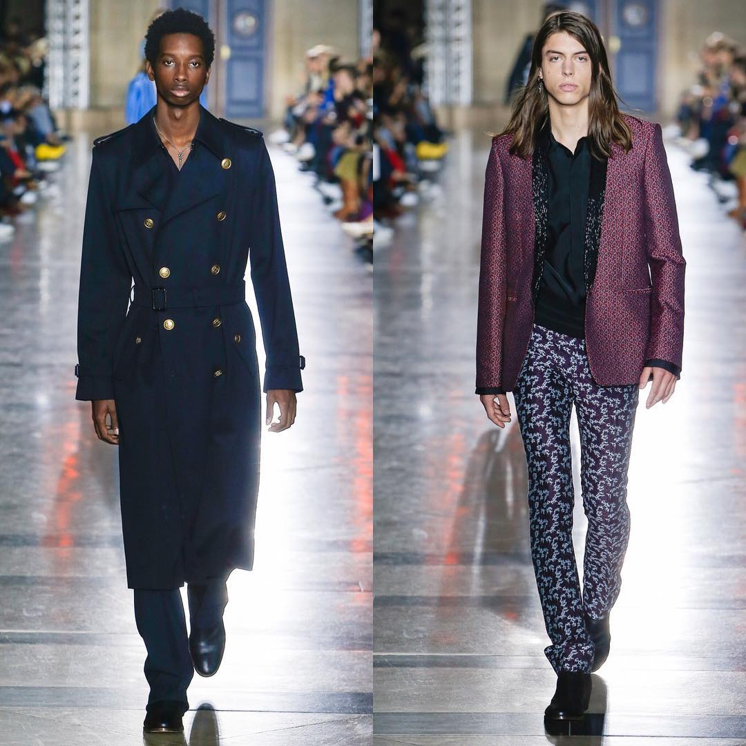Benoit (@clubvacances) and Jeronimo (debut) for Givenchy SS18. Styling by Joe McKenna. Thank you @clarewaightkeller, @pg_dmcasting, @samuel_ellis, @helenaballadino and @arthurmejean!