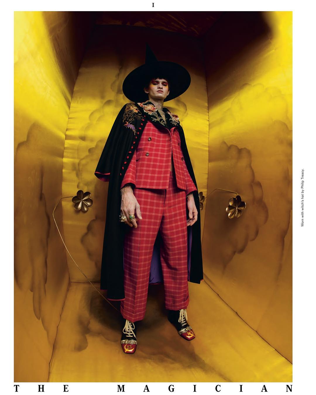 Jacob B (@jmallinsonb) is 'The Magician' in Tim Walker's Tarot for Another Man's 'Modern Mythologies' issue. Styling by Katy England, hair by Malcolm Edwards and make-up by Miranda Joyce. Thank you @piotrchamier!