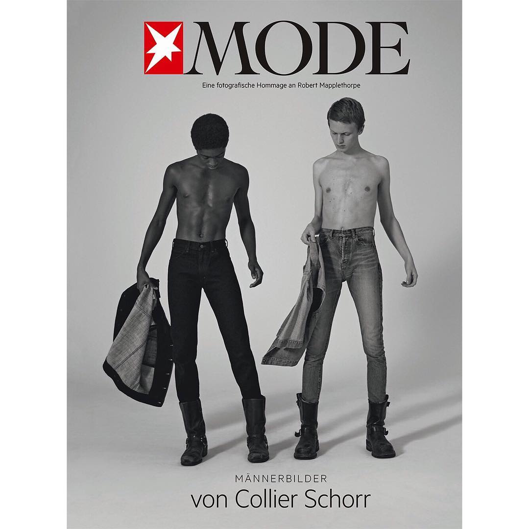 Jonas G (@jonasgloeer) for Stern Mode's newest cover. Photography by Collier Schorr and styling by Carlos Nazario. Hair by Didier Malige and make-up by Kuma. Thank you @samuel_ellis!