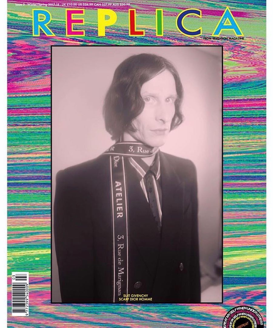 Antti (@lovecatswilltearusapart) fronts the cover of the upcoming issue of Replica Man Magazine. Photography by Dan Giuliani and styling by Mauricio Nardi. Hair by Naoki Komiya and make-up by Samanta Falcone.