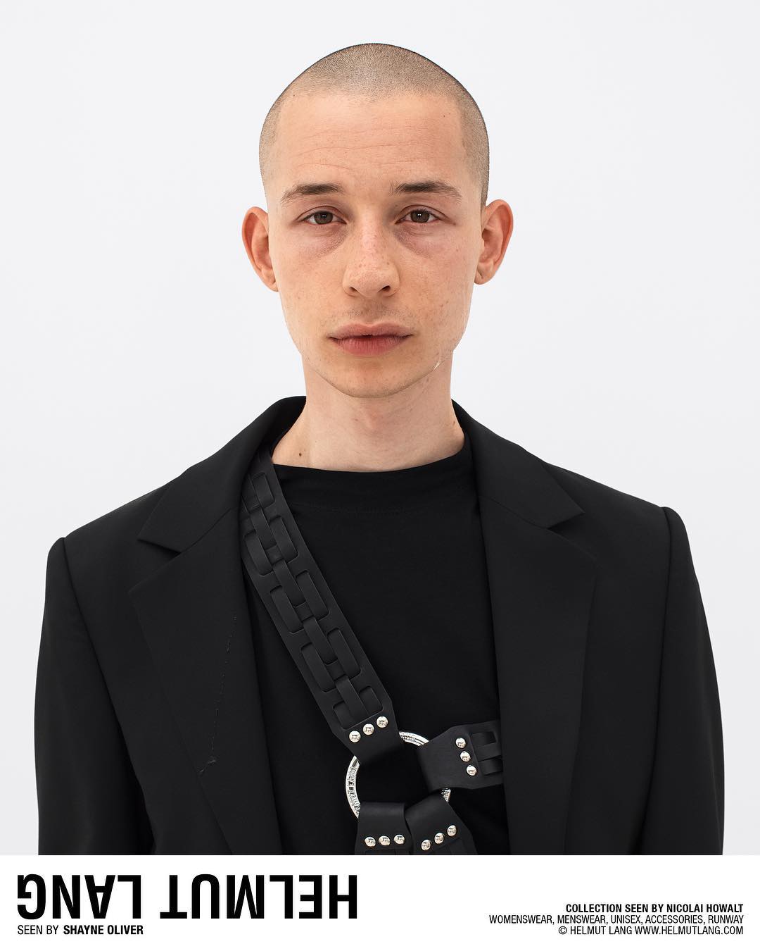 Gaby (@gabysahhar) for Helmut Lang's Seen By Shayne Oliver campaign. Photography by Nicolai Howalt and styling by Akeem Smith. Hair by Holli Smith and make-up by Inge Grognard. Thank you @walterpearce!