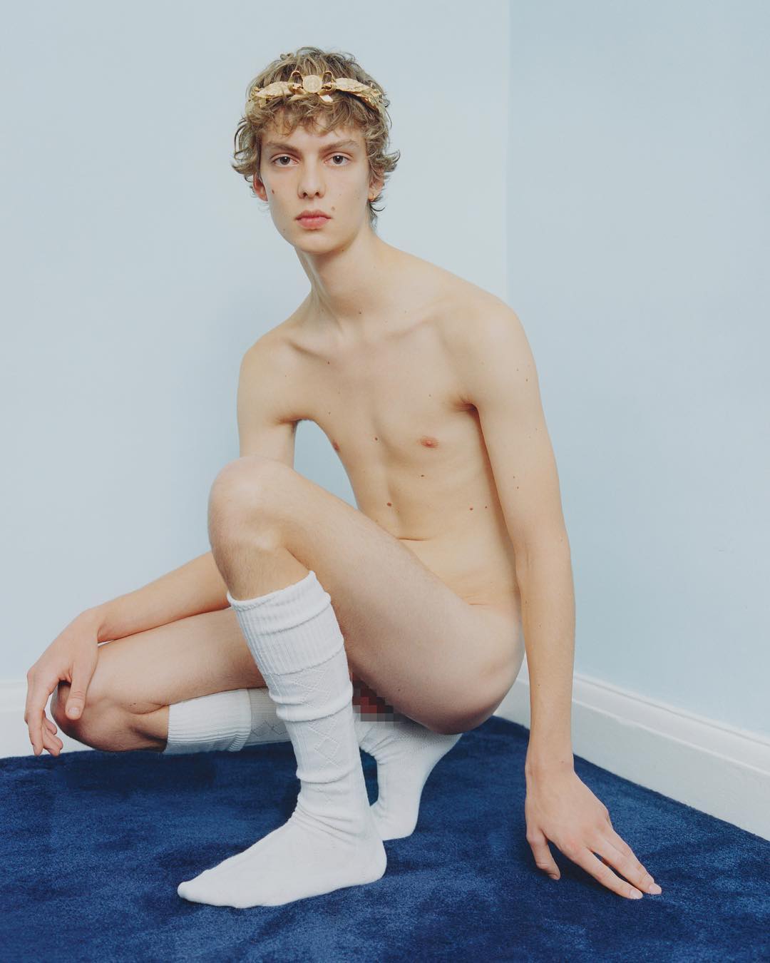 Leon D (@leondame) for Dust Magazine. Photography by Coco Capitán and hair by Anthony Turner.