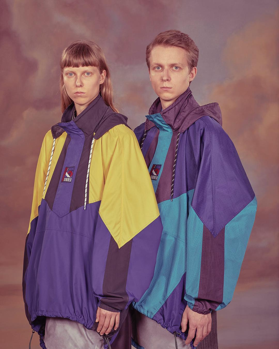 Siblings Amanda (@amanda_ljunggren) and Linus K (@linuskarp) for Balenciaga's Spring/Summer 2018 campaign. Photography by Robbie Augspurger and styling by Lotta Volkova. Hair by Gary Gill and make-up by Inge Grognard.