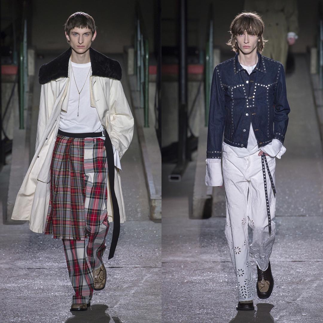 Adrian (@qvardi) and Benno (@bennobulang) for Dries Van Noten AW18. Styling by Nancy Rohde. Thank you @janvh!