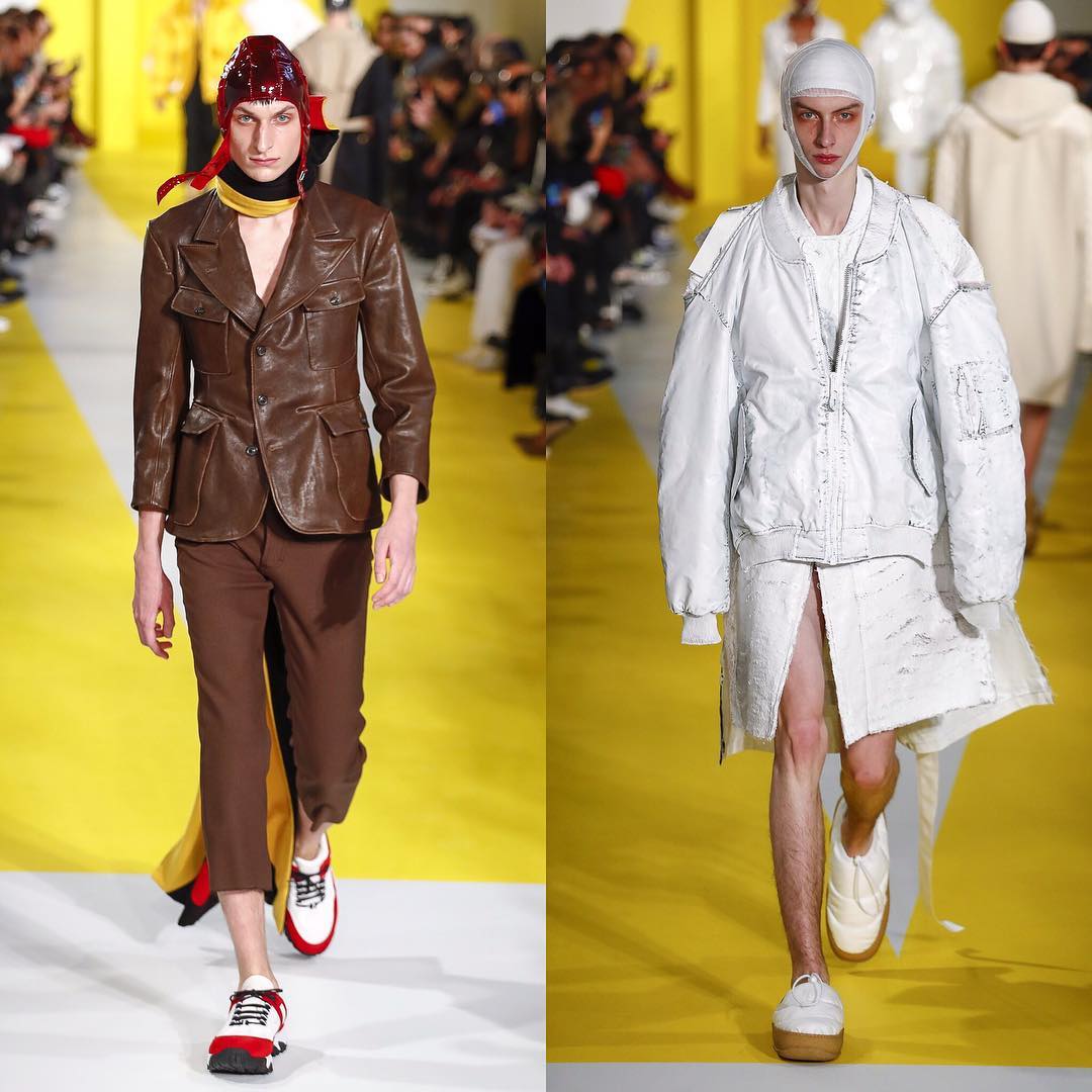 Adrian (@qvardi) and Benno (@bennobulang) for Maison Margiela AW18. Styling by Alexis Roche and Simon Foxton. Thank you @jgalliano and @jesshallettcast!