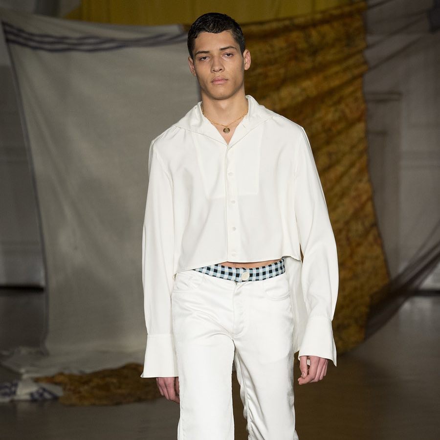Angel (@angeljross) for Wales Bonner AW18. Styling by Tom Guinness.
