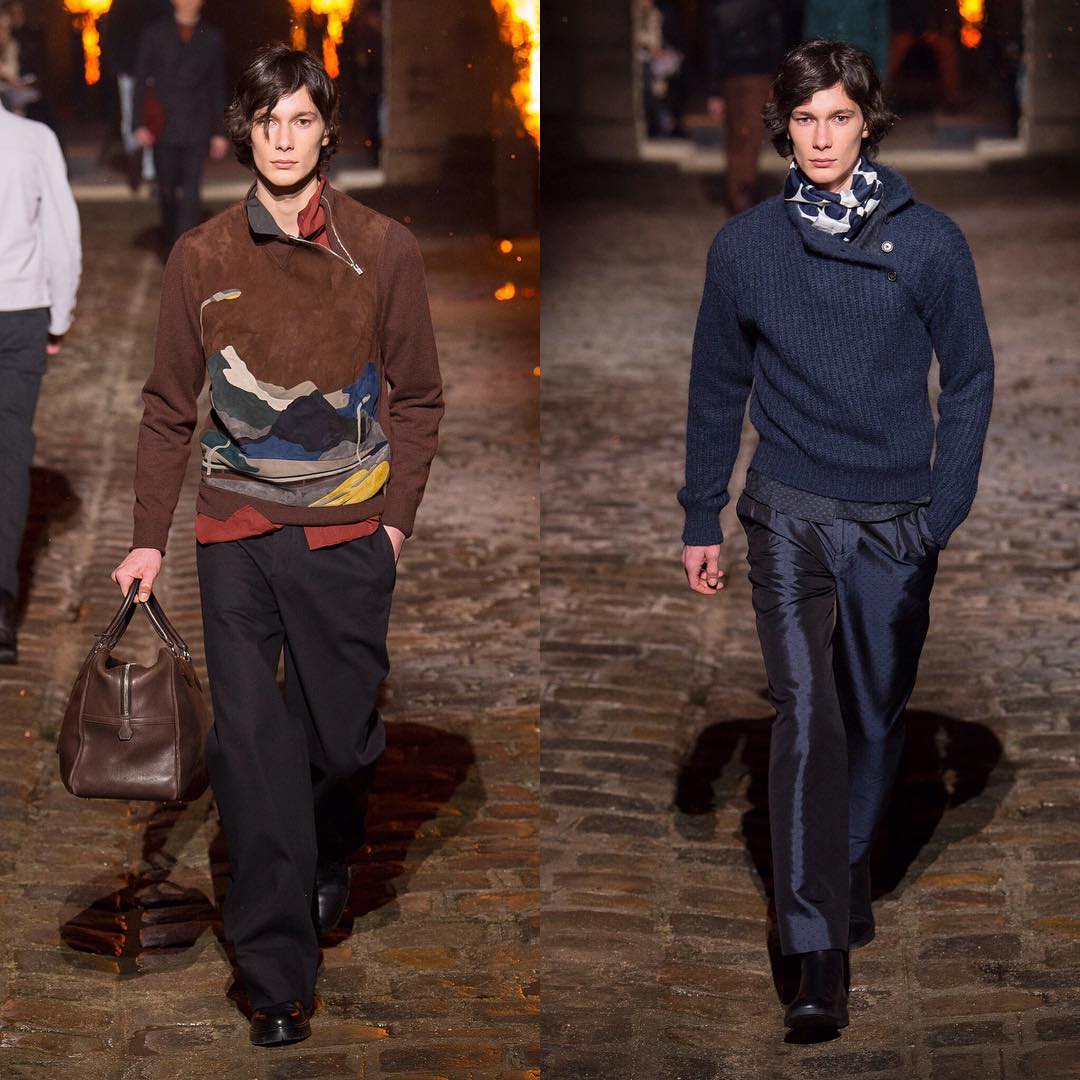 Anton J (@antonjaeger) for Hermès AW18. Styling by Beat Bolliger.