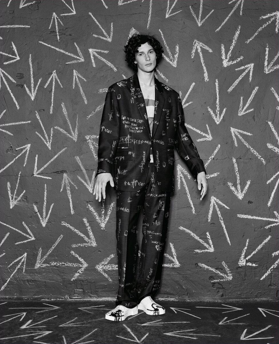 Anton J (@antonjaeger) stars in HUGO's SS18 campaign. Photography by Harley Weir and styling by Vanessa Reid. Hair by Tina Outen and make-up Thomas de Kluyver. Thank you @bart_de_backer and @stephandimu!