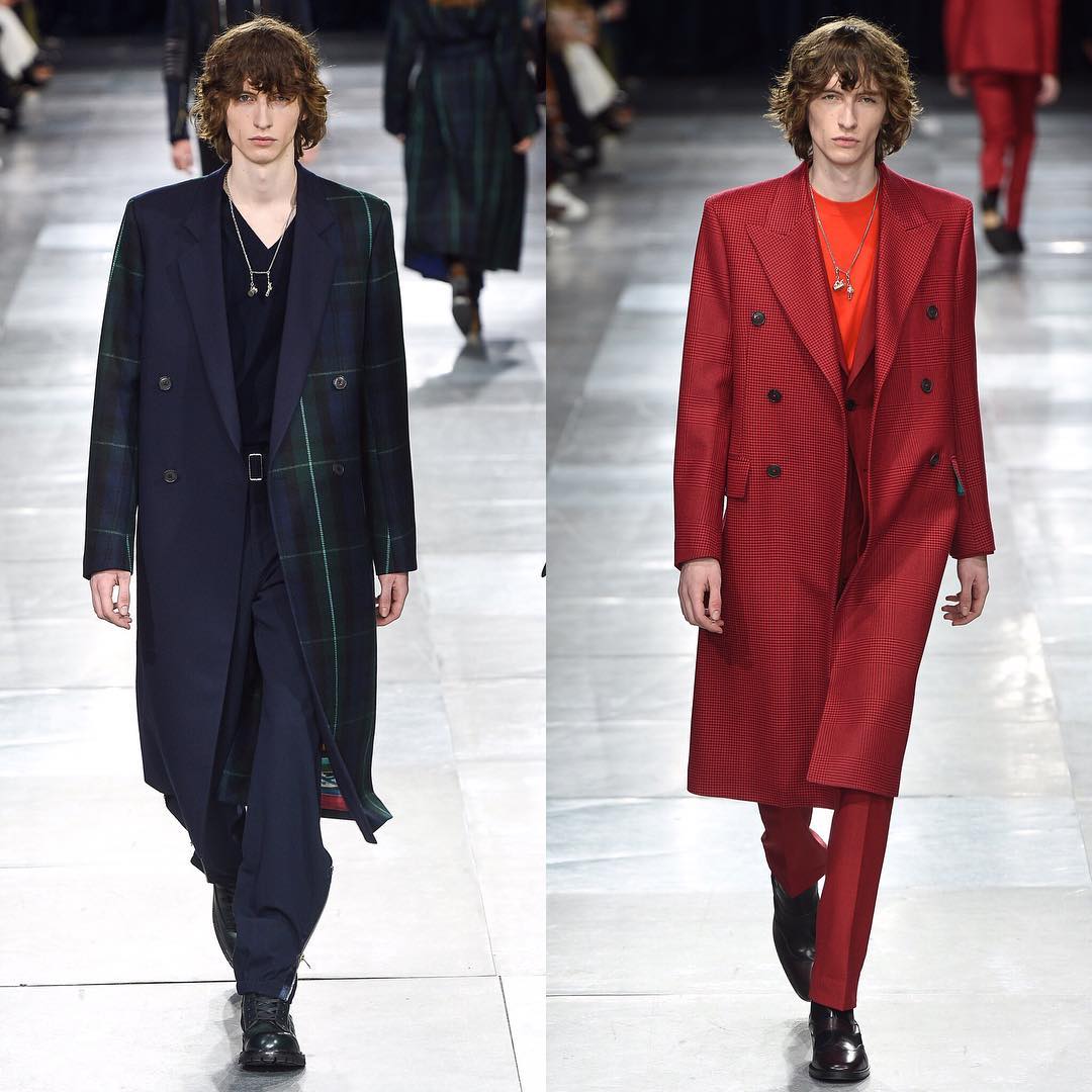 Benno (@bennobulang) closing Paul Smith AW18. Styling by Mattias Karlsson. Thank you @paulsmith, @barbaranicolicasting and @andrea_prato!