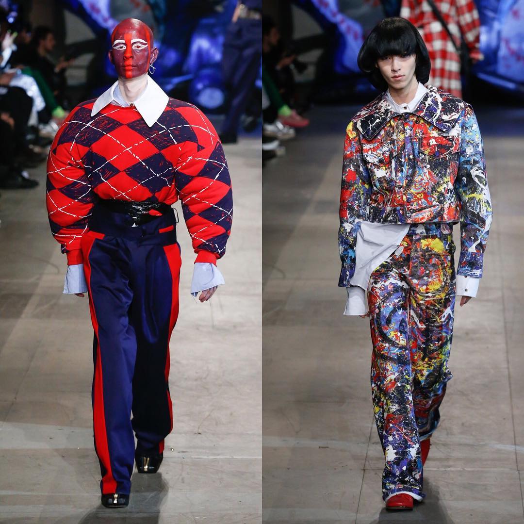 Gaby (@gabysahhar) and Na (@na___c) for Charles Jeffrey Loverboy AW18. Thank you @maddeostlie @aamo_casting!
