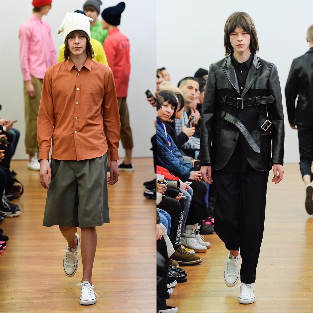 Jakob E (@jakob_eilinghoff) opening Comme des Garçons Shirt AW18.
