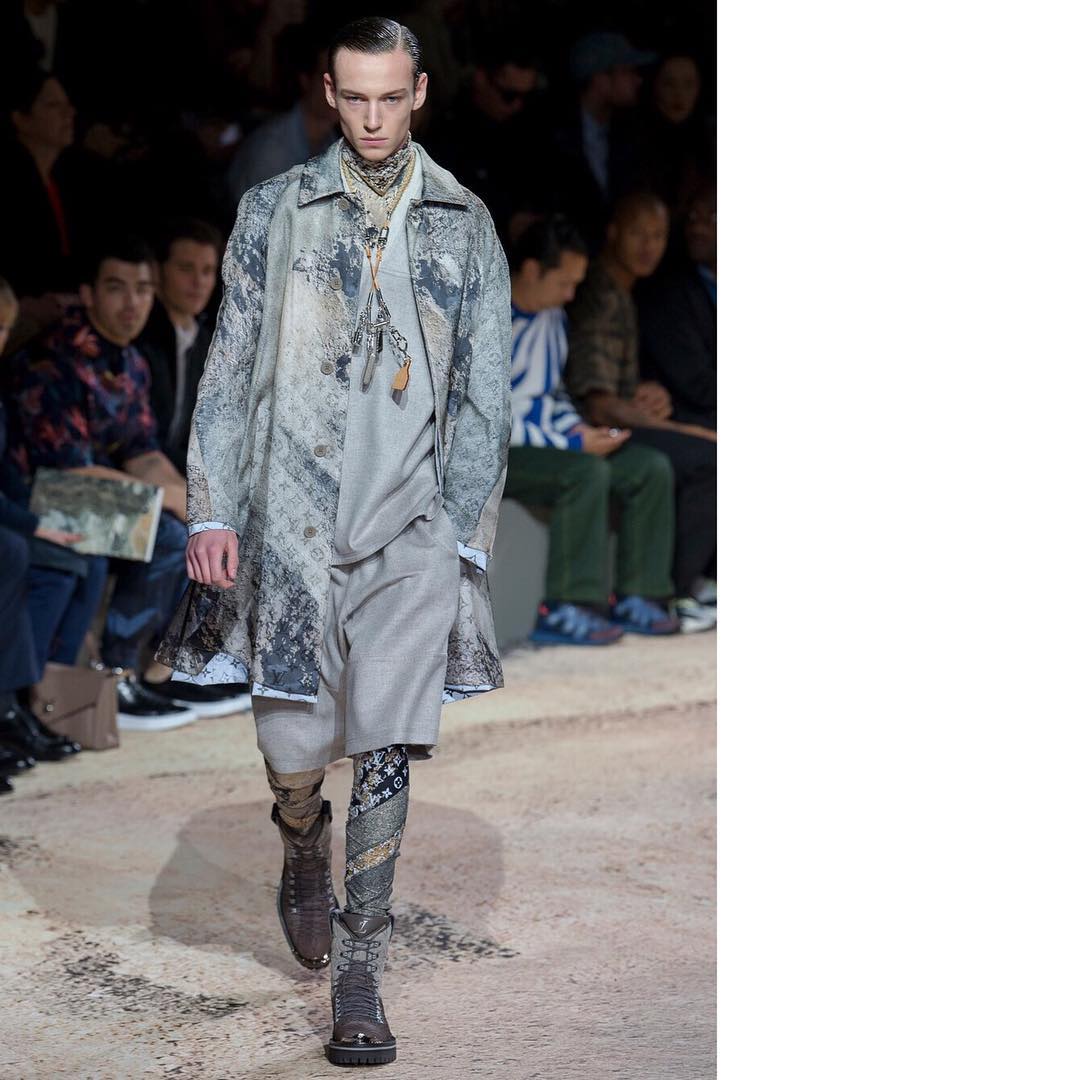 Jakob Z (@objakob) opening Louis Vuitton AW18. Styling by Melanie Ward. Thank you @mrkimjones and @shelleydurkancasting!
