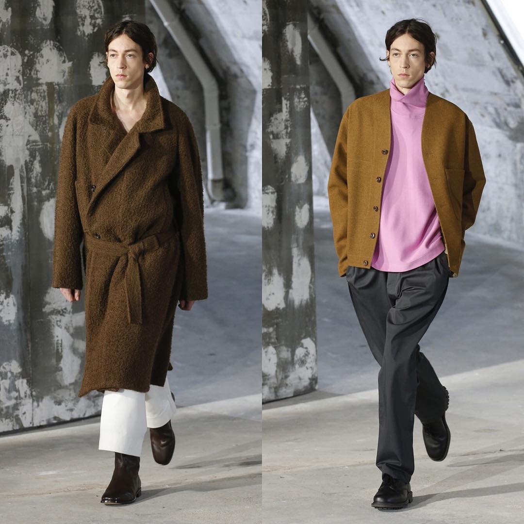 James W opening Lemaire AW18. Thank you @sibylledesaintphalle and @paulineflckr!