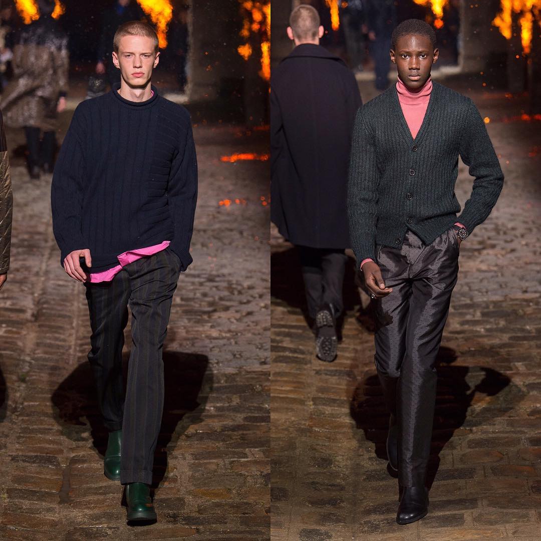 Jeppe (@jeppejhorne) and Diacaria (@diacaria_k) for Hermès AW18. Styling by Beat Bolliger.