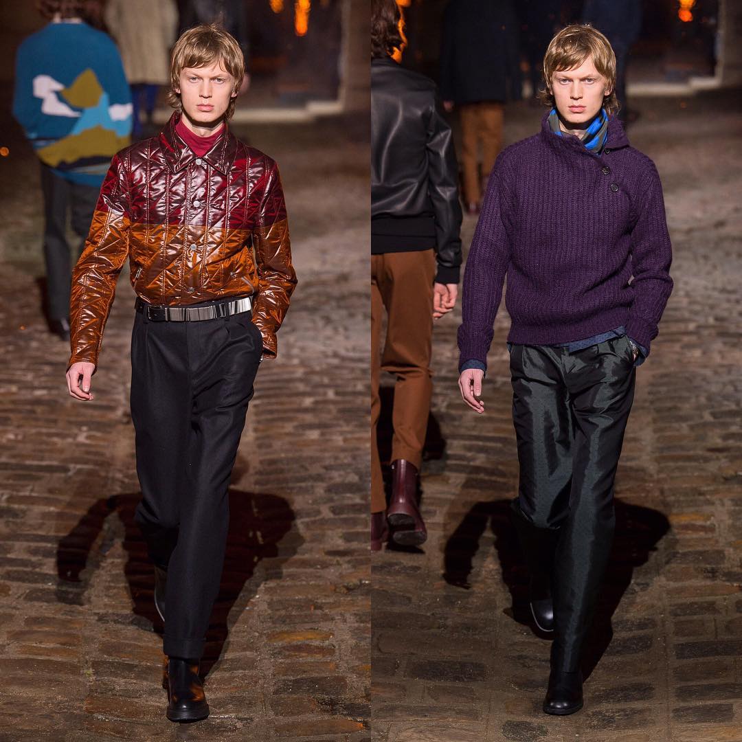 Jonas G (@jonasgloeer) for Hermès AW18. Styling by Beat Bolliger.