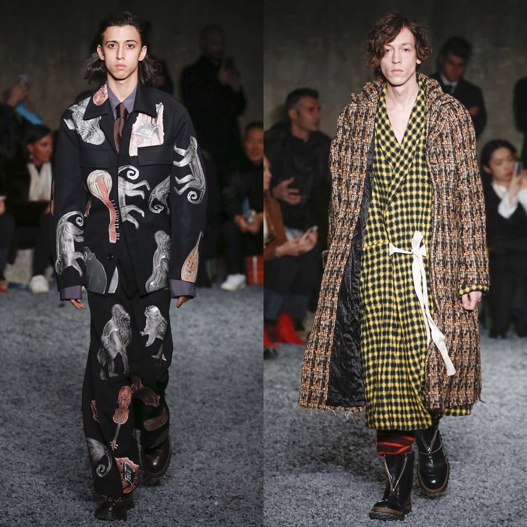 Jude (@jude.fo) and James W for Marni AW18. Styling by Michele Rafferty. Thank you @ahcasting!