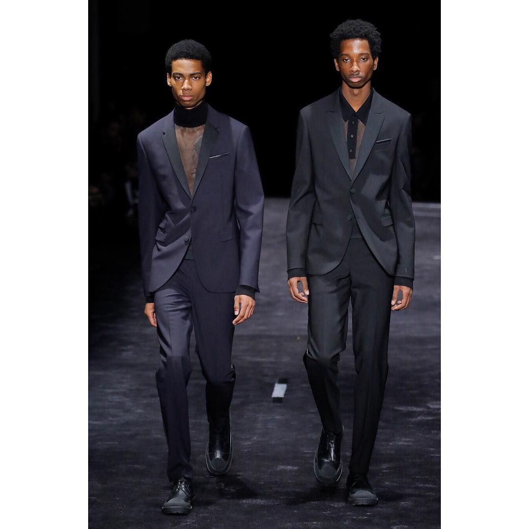 Keiron (@kcaynes) and Benoit (@clubvacances) for Neil Barrett AW18. Styling by Katy England. Thank you @neilbarrett, @lizgoldson and @svea_g!