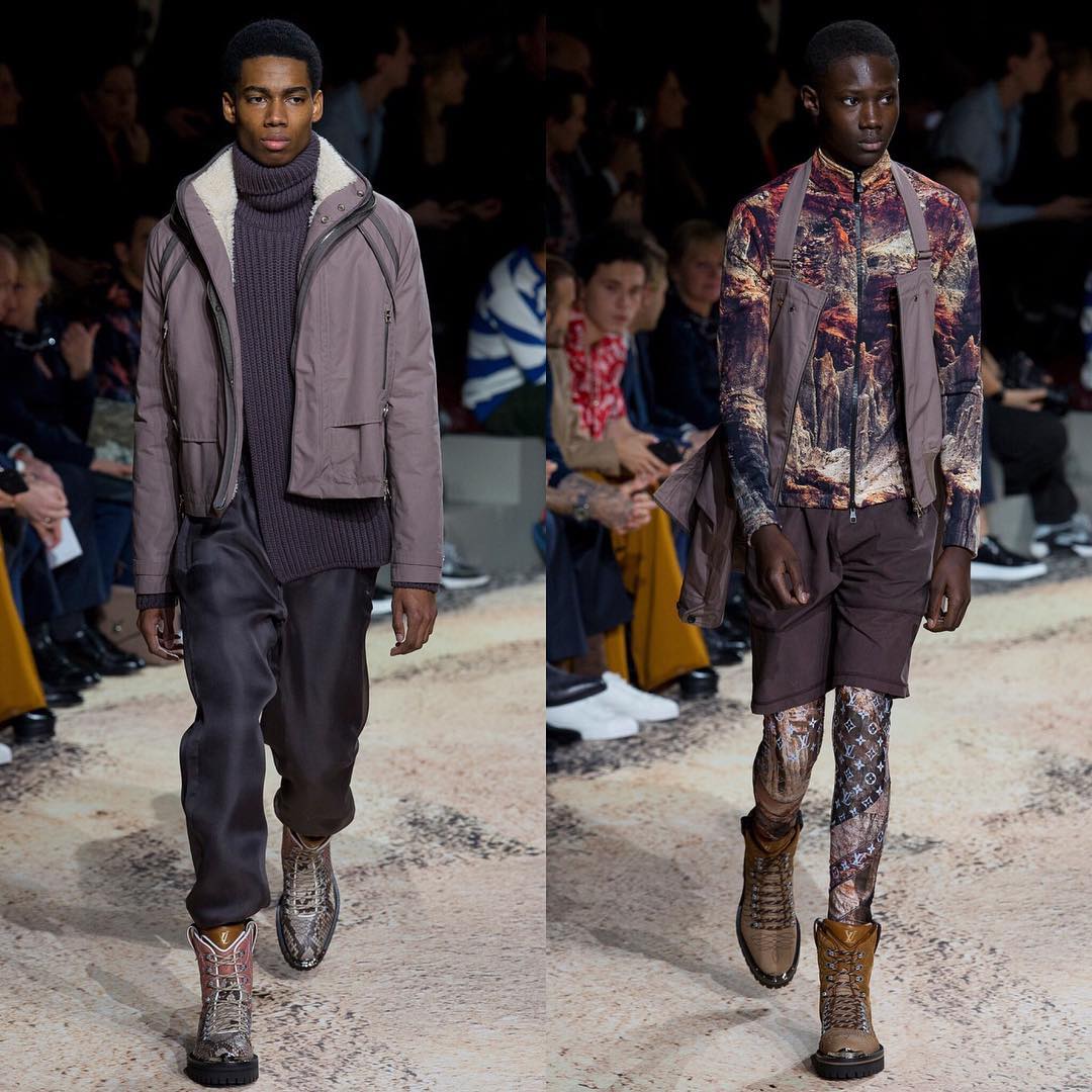 Keiron (@kcaynes) and Diacaria (@diacaria_k) for Louis Vuitton AW18. Styling by Melanie Ward. Thank you @mrkimjones and @shelleydurkancasting!